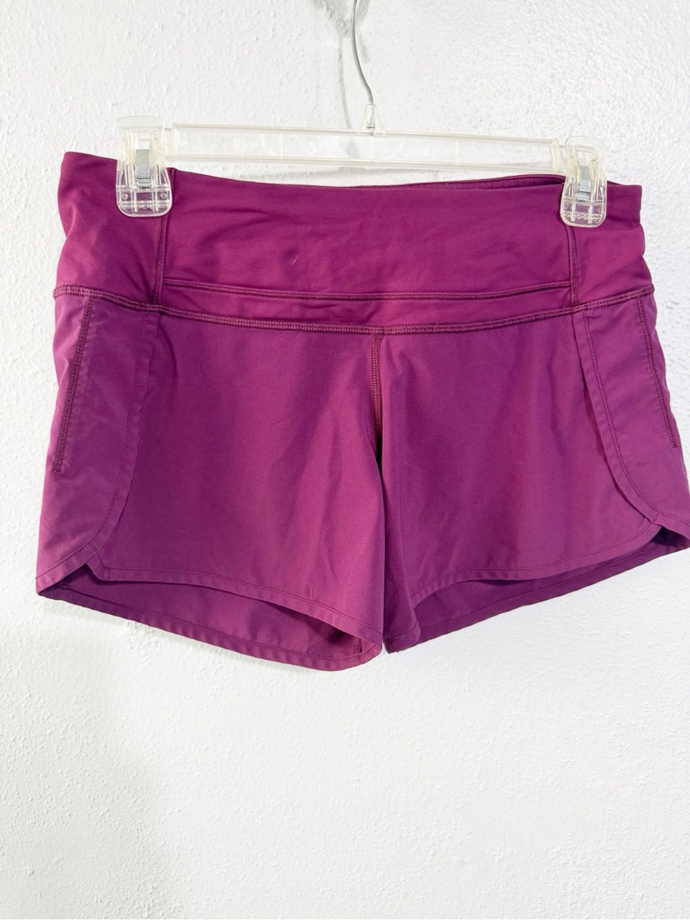lululemon athletica Plum Performance Running Shorts size 4